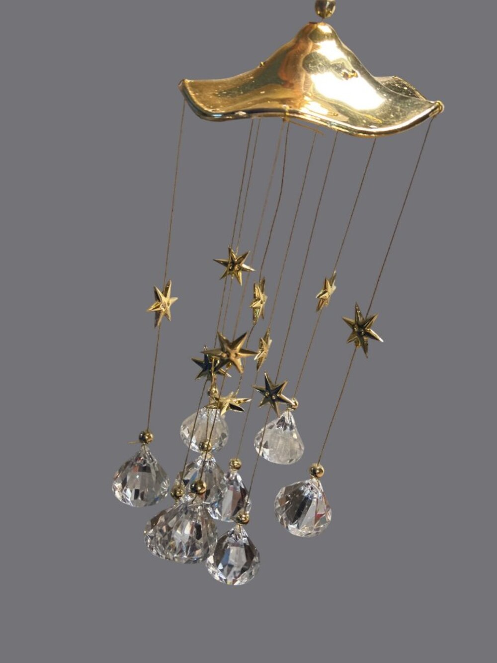 Kurt Adler Crystal Hanging Drops Christmas Ornament Taiwan 8.5 "X 3" - Picture 11 of 14